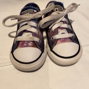 Toddler size 5 galaxy Converse.